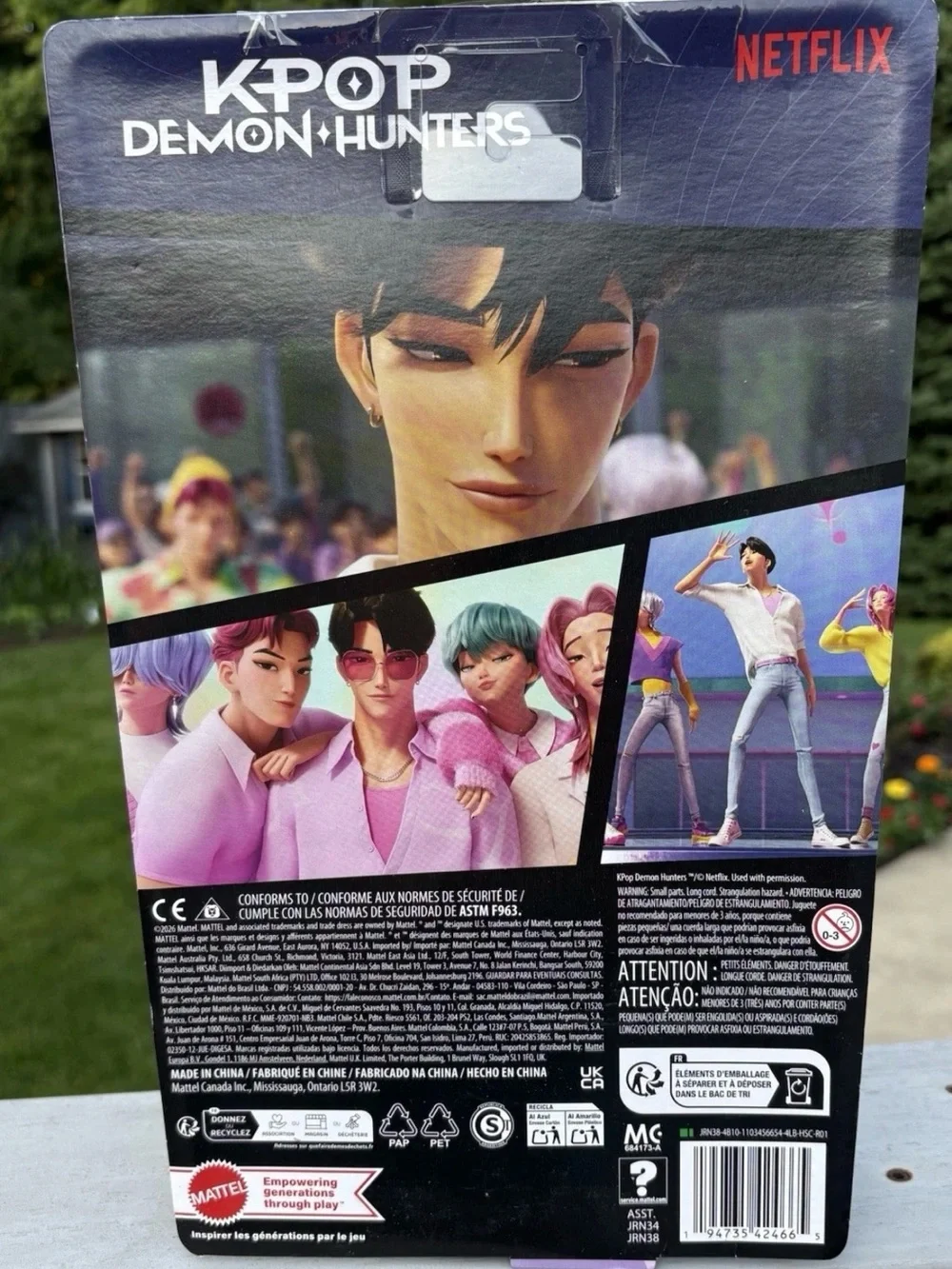 Mattel Netflix K-POP Demon Hunters Saja Boys Jinu Soda Pop MRFP Ready To Ship